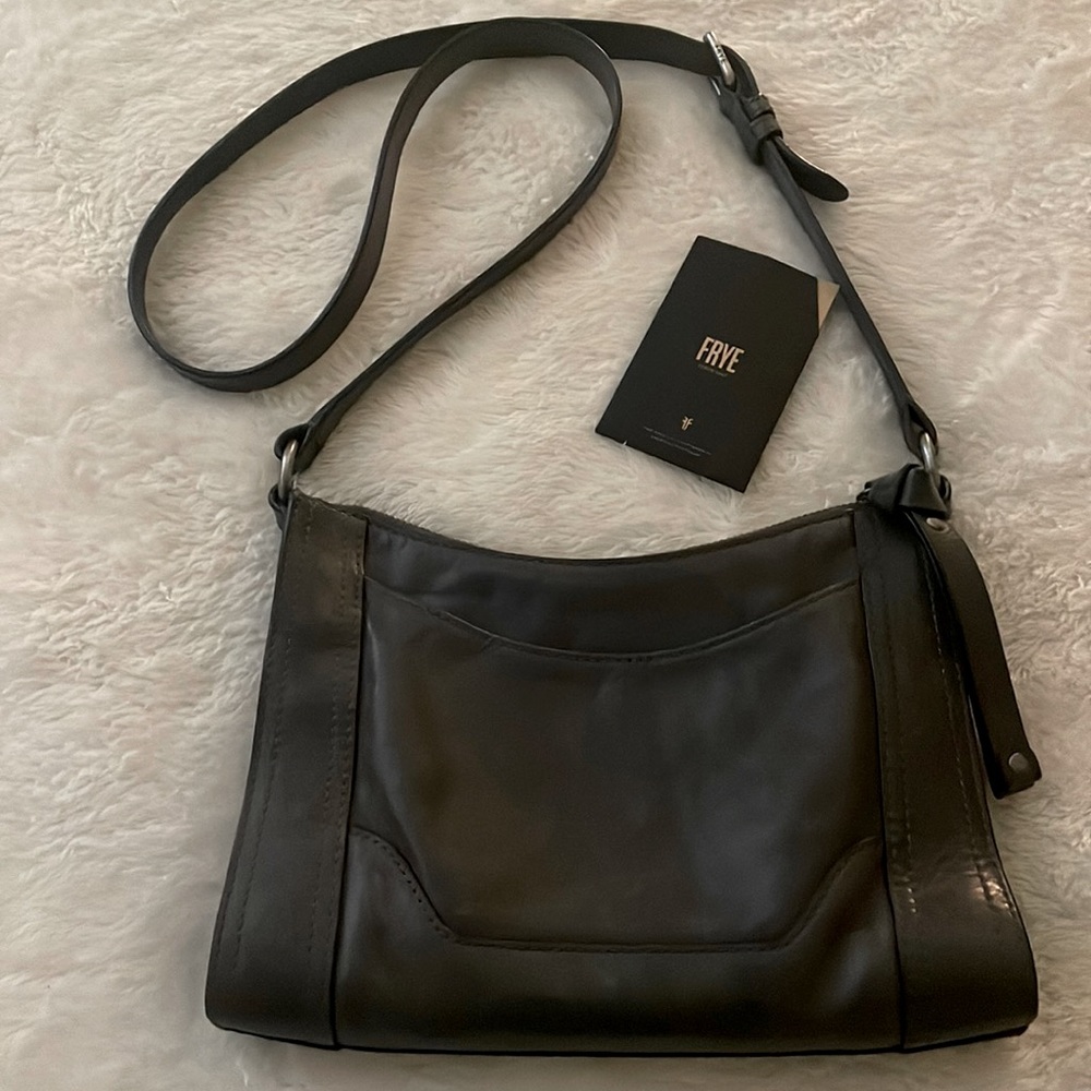 Frye Melissa crossbody - gray. Retails $148 new.